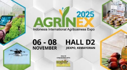 Pameran Produk Pertanian Indonesia Agrinex Expo Digelar November 2025 – Beritaja