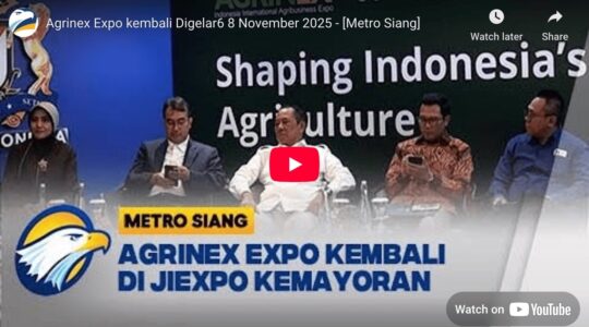 Agrinex Expo kembali Digelar6 8 November 2025 – [Metro Siang]